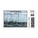 Sailing Boats at Dock postage