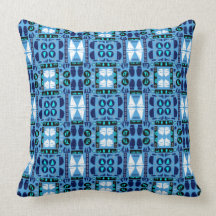 Sailing Boats Collage Throw Pillows