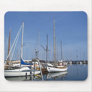 Sailing boats mousepad