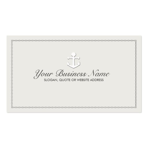 Sailing Business Business Cards (front side)