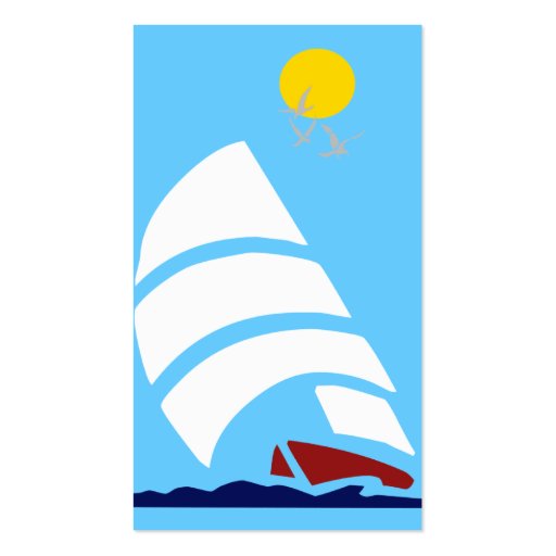 Sailing Business Cards (back side)