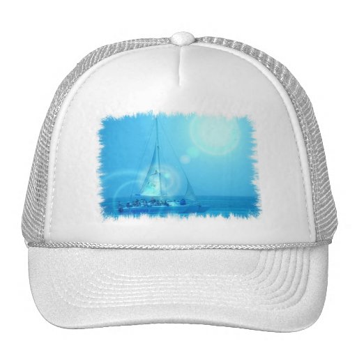 Sailing Catamaran Baseball Cap Hat