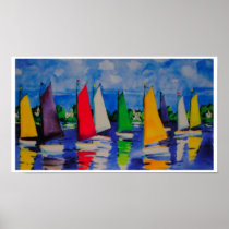 Sailing Colors ~ Print / Poster