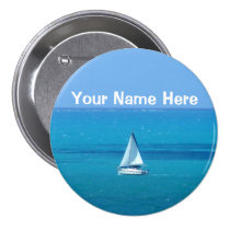 Sailing Custom Name Badge buttons