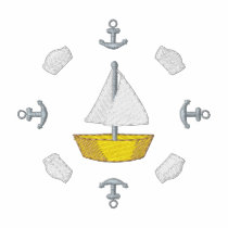 Sailing embroidered shirts
