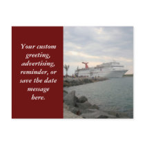 Sailing from Port Canaveral Postcard