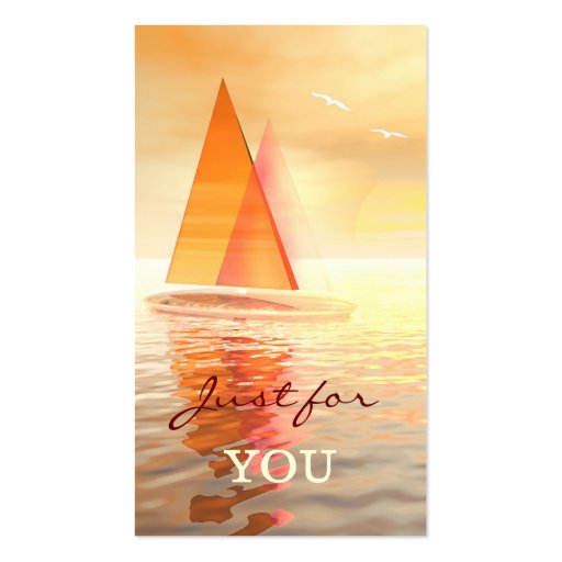 Sailing Gift Certificate Template Business Card Zazzle
