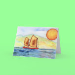Sailing Greeting Card