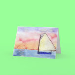 Sailing Greeting Card