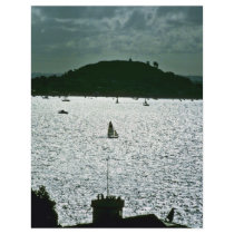 Sailing In Auckland Harbor, North Island Personalized Flyer