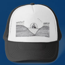 "Sailing" in (Black and White) Hat