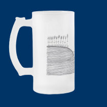 " Sailing " in (Black and White) Mug