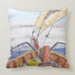 Sailing in Fiji Throw Cushion pillows