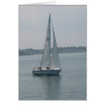 Sailing in New England Greeting Card