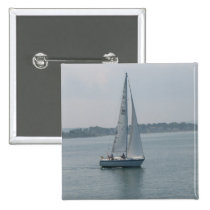 Sailing in New England Pin buttons