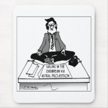 Sailing in the Caribbean Via Astral Projection Mouse Pads