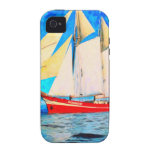 sailing in the cold waters iPhone 4 cover