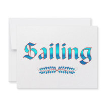 SAILING invitations