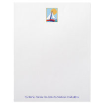 Sailing. letterhead by bloomzlebee Sailing. letterhead