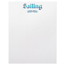 SAILING letterhead