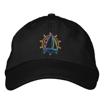 Sailing Logo Embroidered Hats by ZazzleEmbroidery