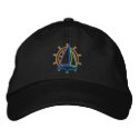 Sailing Logo embroidered hats by ZazzleEmbroidery Sailing Logo embroidered hats
