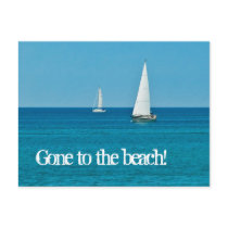 Sailing . . . New Address Postcards