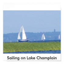 Sailing on Lake Champlain posters