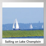 Sailing on Lake Champlain Posters