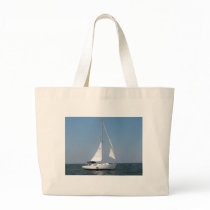 Sailing on Lake Pontchartrain Beach Bag