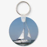 Sailing on Lake Pontchartrain Keychain
