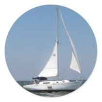 Sailing on Lake Pontchartrain Stickers by greatphotos Sailing on Lake Pontchartrain Stickers