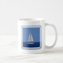 Sailing on the Ocean Blue mugs