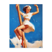 Sailing Pin-Up Post Cards