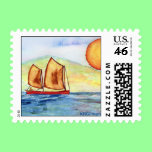 Sailing Postage Stamp