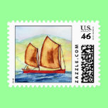 Sailing Postage Stamp