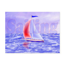 Sailing Postcard