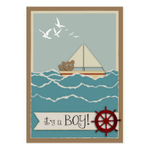 Sailing Reminder Notecard Business Cards