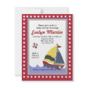 Sailing Sail boat Nautical Baby Shower Invitations by allpetscherished Sailing Sail boat Nautical Baby Shower Invitations