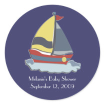 Sailing Sailboat Nautical Envelope Seals / Favors stickers by allpetscherished Sailing Sailboat Nautical Envelope Seals / Favors stickers