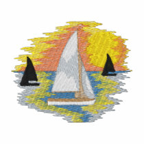 Sailing Scene embroidered shirts by ZazzleEmbroidery Sailing Scene embroidered shirts