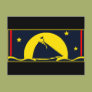 Sailing Ship Against the Moon Postcards
