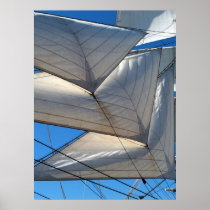 Sailing Ship Sails Canvas Print