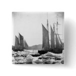 Sailing Ships in an Ice Field - 1869 Photo Buttons