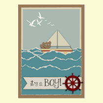 Sailing Thank You Notecard business cards