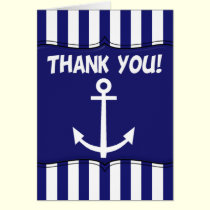 Sailing ThemeThank You Card cards