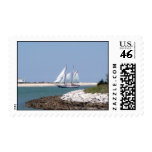 Sailing through the Inlet Stamp