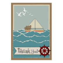 Sailing TY  Gift Tag Business Cards