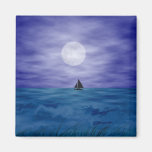 Sailing Under The Moon magnets