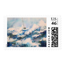 Sailing Watercolor Stormy Seas Sailboat Stamps by michelleys Sailing Watercolor Stormy Seas Sailboat Stamps